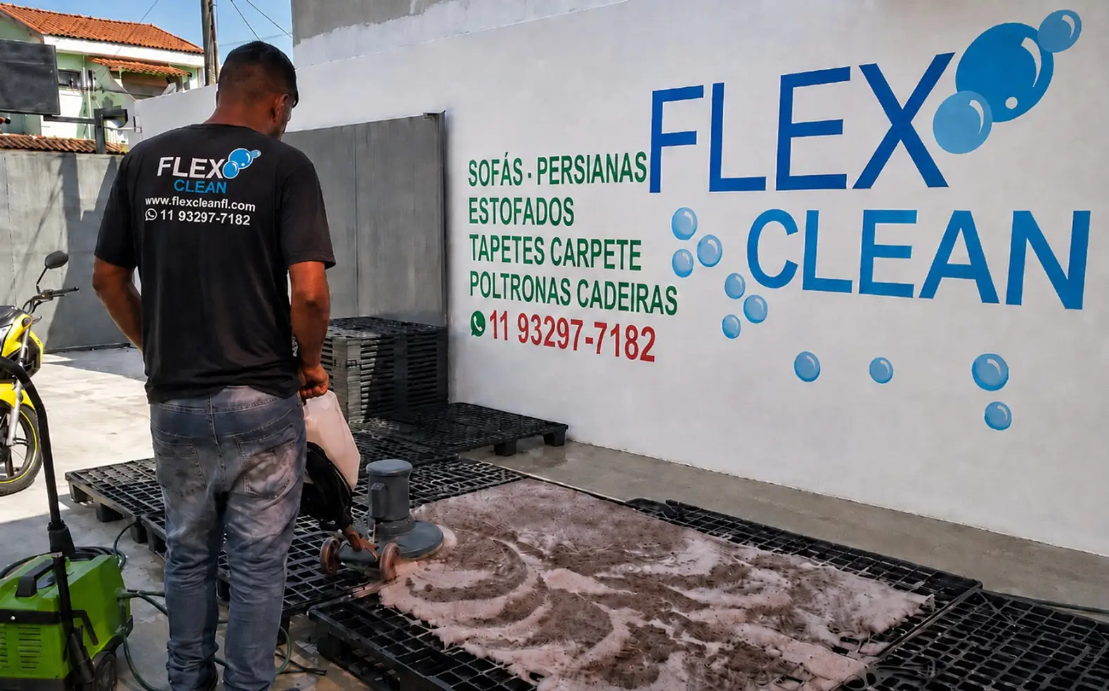 Lavagem profunda na nossa oficina
